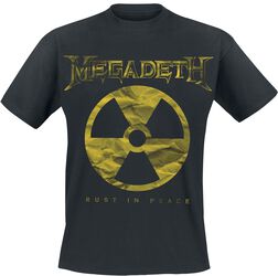Large Rip Nuclear Logo, Megadeth, T-skjorte