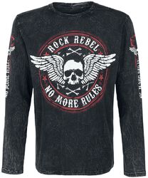 Rock And Roll Dreams Come Through, Rock Rebel by EMP, Langermet skjorte