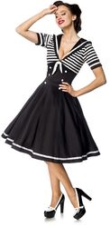 Marine-Style Swing Dress, Belsira, Middellang kjole