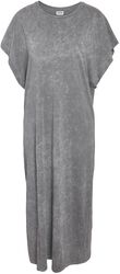 NMRena S/S Long Slit Dress JRS, Noisy May, Middellang kjole