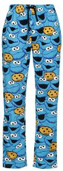 Cookie Monster - Face, Sesam Stasjon, Pyjamasbukser