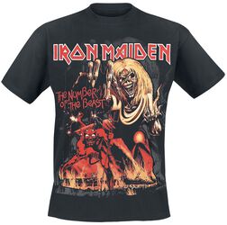 Number Of The Beast Graphic, Iron Maiden, T-skjorte