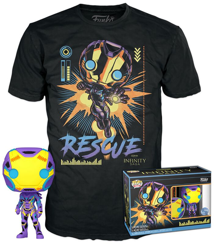 Rescue (Blacklight) - POP! & t-skjorte