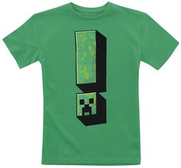 Kids - Creeper Exclamation, Minecraft, T-skjorte