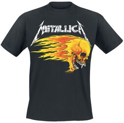 Flaming Skull Tour Tee, Metallica, T-skjorte