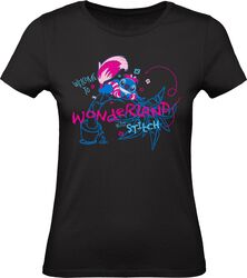 Stitch - Cheshire Cat - Welcome to Wonderland with Stitch, Lilo & Stitch, T-skjorte