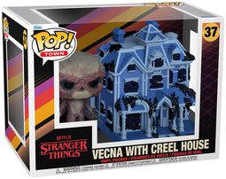 Season 4 - Vecna with Creel House (Pop! Town) vinylfigur no. 37, Stranger Things, Funko Pop!