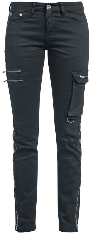 Skarlett - Svarte Jeans med to Sømvarianter