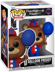 Security Breach - Balloon Freddy vinyl figurine no. 908, Five Nights At Freddy's, Funko Pop!