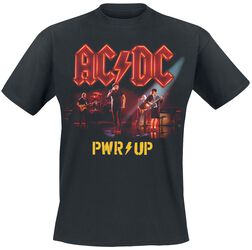 PWRUP Power Trip Live, AC/DC, T-skjorte