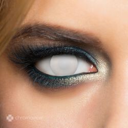 Chromaview Blind White Daily Disposable Contact Lenses, Chromaview, Motekontaktlinser