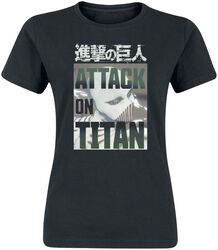 White Titan Face, Attack On Titan, T-skjorte