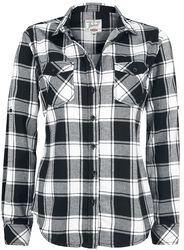 Amy Flanell - Rutete skjorte, Brandit, Flanellskjorte