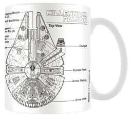 Millennium Falcon Sketch, Star Wars, Kopp