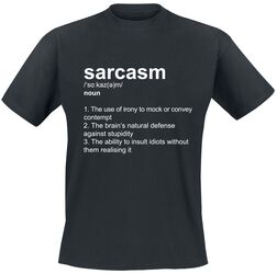 Definition Sarcasm, Slogans, T-skjorte