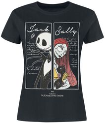 Jack & Sally, The Nightmare Before Christmas, T-skjorte
