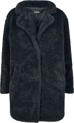 Ladies Oversized Sherpa Coat, Urban Classics, Kort jakke