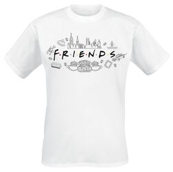 Warner 100 - Friends, Looney Tunes, T-skjorte