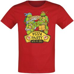Kids - Pizza Party, Teenage Mutant Ninja Turtles, T-skjorte