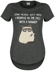 Some People Just Need A Highfive, Grumpy Cat, T-skjorte
