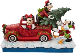 Mickey and Friends - Christmas tree in the red pick-up truck, Mickey Mouse, Collection Figures