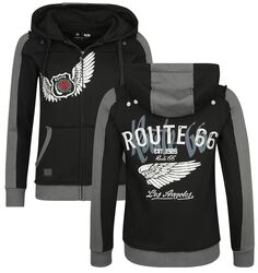 Rock Rebel X Route 66 - Hoody Jacket, Rock Rebel by EMP, Hettejakke
