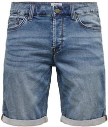 Ply Life Blå Shorts, ONLY and SONS, Shorts