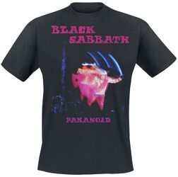 Paranoid Tracklist, Black Sabbath, T-skjorte