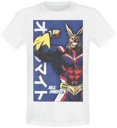 All Might poster, My Hero Academia, T-skjorte