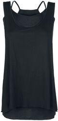 Two in One Dress, Black Premium by EMP, Kort kjole