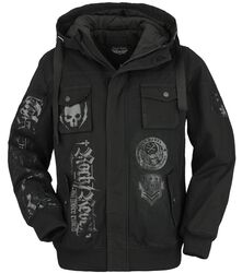 Between-seasons jacket with prints, Rock Rebel by EMP, Overgangsjakke