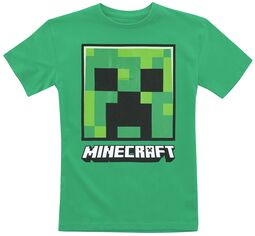 Kids - Creeper Face, Minecraft, T-skjorte