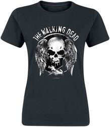 Wings and skull, The Walking Dead, T-skjorte