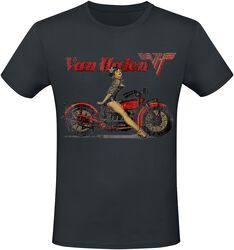 Pinup Motorcycle, Van Halen, T-skjorte