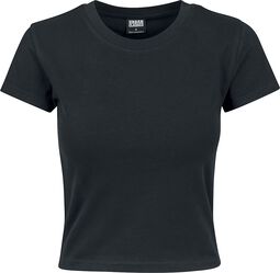 Ladies Stretch Jersey Cropped Tee, Urban Classics, T-skjorte