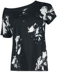 T-Skjorte med batikk effekt, Black Premium by EMP, T-skjorte
