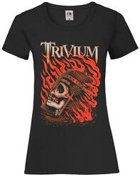 Clark Or Flaming Skull, Trivium, T-skjorte