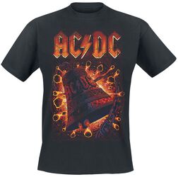 Hells Bells Explosion, AC/DC, T-skjorte