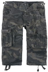 3/4 Vintage kamuflasje-shorts, Black Premium by EMP, Shorts