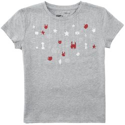 Kids’ t-skjorte med rockehånd og stjerner, EMP Stage Collection, T-skjorte