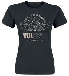 Skullwing - Rewind, Replay, Rebound, Volbeat, T-skjorte
