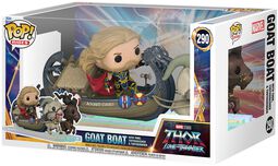 Love And Thunder - Goat Boat with Thor, Toothgnasher & Toothgrinder (Pop! Ride Super Deluxe) Vinyl Figure 290, Thor, Funko Super Deluxe