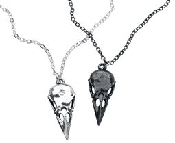 Coeur Crane smykke, Alchemy Gothic, Halskjede