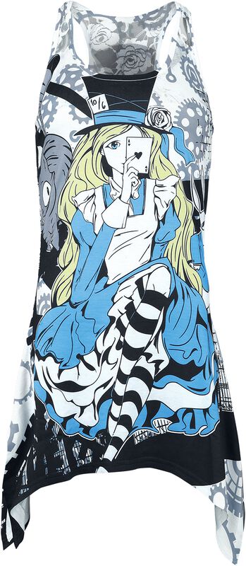 Steampunk Alice panel vest