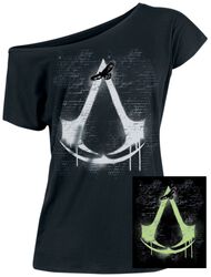 Logo - Glow in the dark, Assassin's Creed, T-skjorte