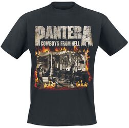 Cowboys From Hell - Fire Frame, Pantera, T-skjorte
