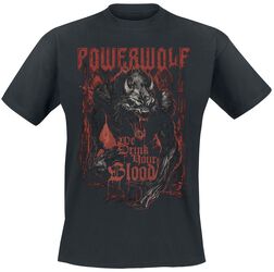 We Drink Your Blood, Powerwolf, T-skjorte
