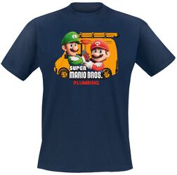 Mario Brothers Plumbing, Super Mario, T-skjorte