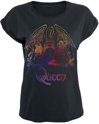 Neon Pattern Crest, Queen, T-skjorte