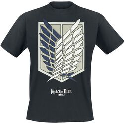 Logo, Attack On Titan, T-skjorte